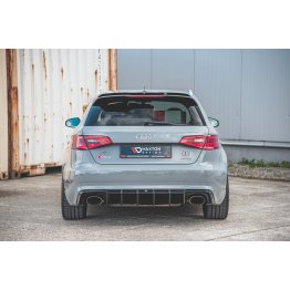 Диффузор заднего бампера на Audi RS3 8V Sportback